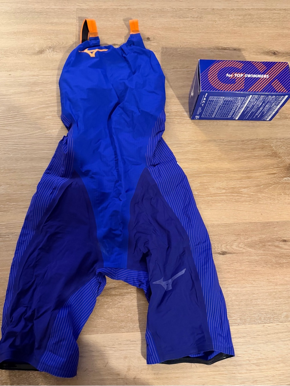 Mizuno Women’s GX Sonic IV Blue Performance One-Piece Swimsuit